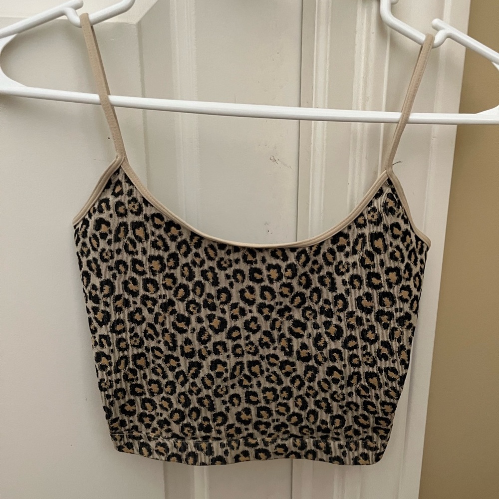 Full Tilt cheetah print tank top
